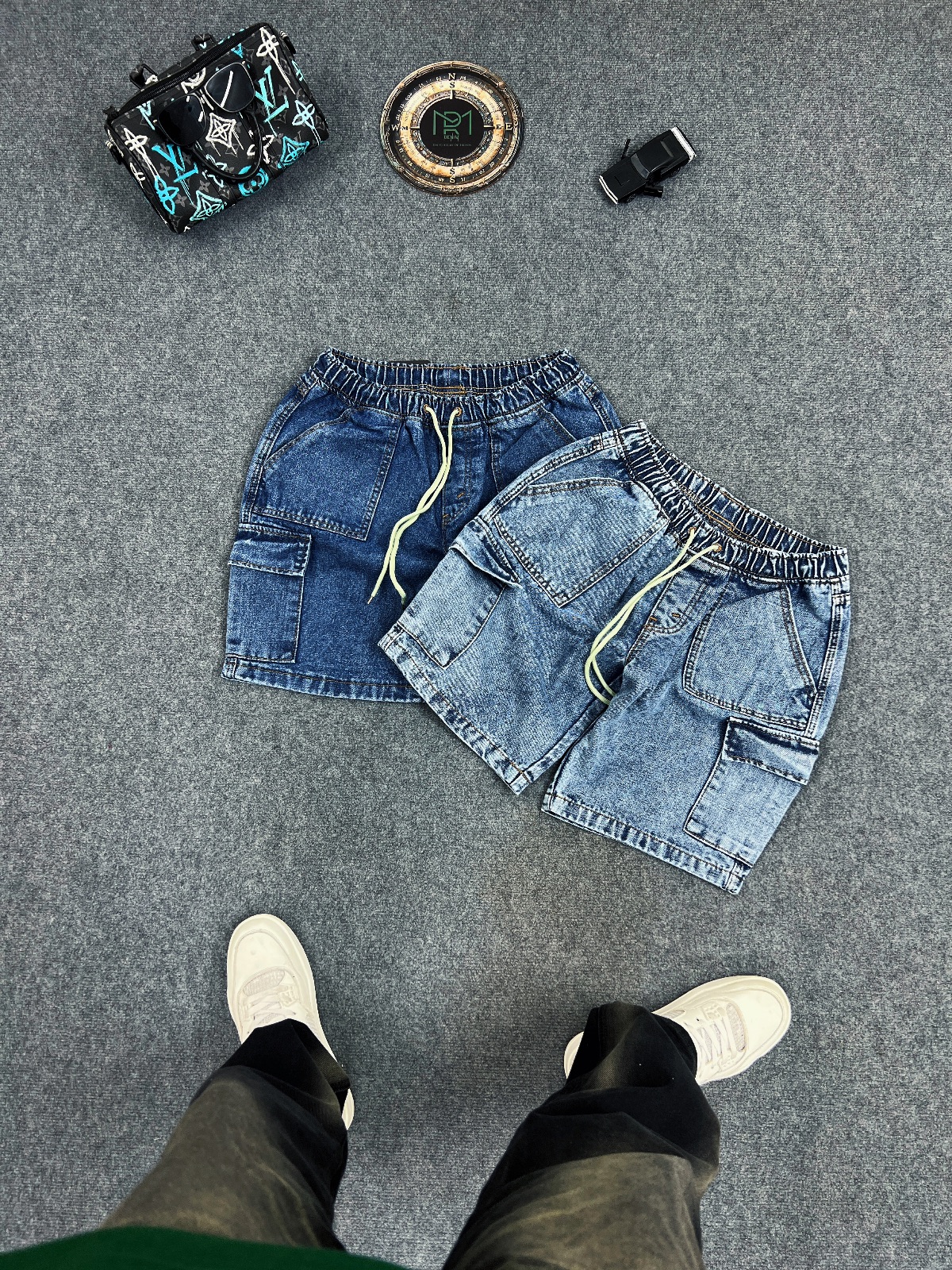 Denim fabric roll