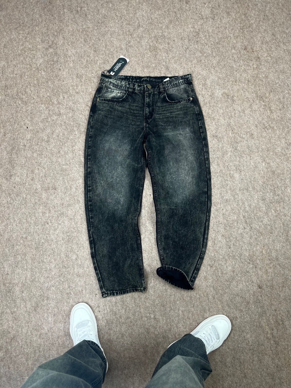 Black denim texture